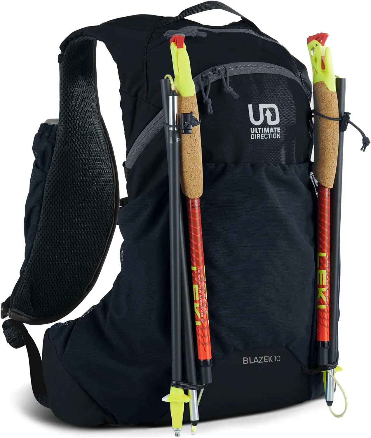 Ultimate Direction Blazek Lightweight Daypack, Adjustable Volume, Compression Cords, Shoulder Strap Pockets
