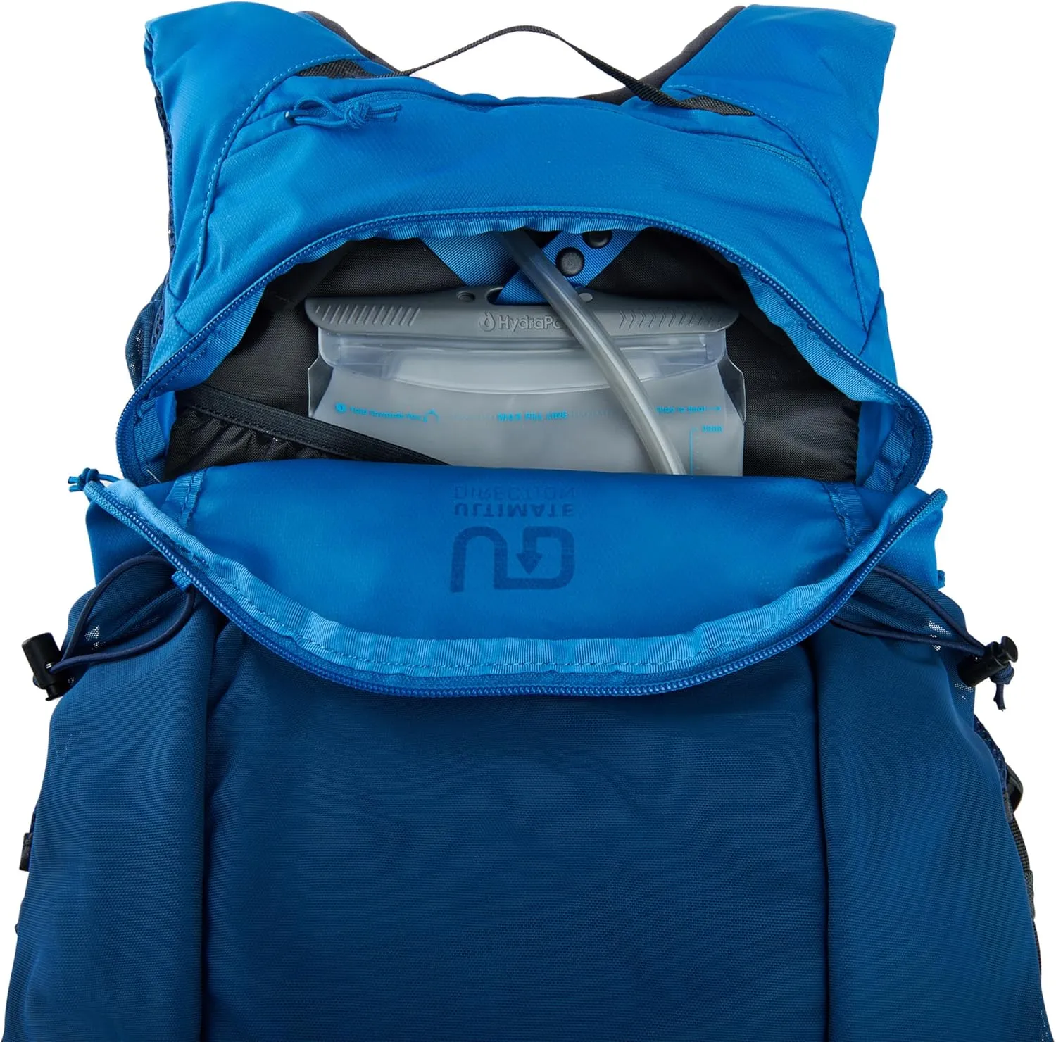 Ultimate Direction Blazek Lightweight Daypack, Adjustable Volume, Compression Cords, Shoulder Strap Pockets