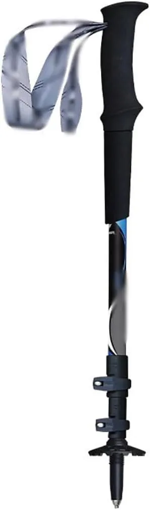 Ultralight Carbon Fiber Trekking Pole, Retractable Portable Outdoor Equipment, Cable with Safety Flip Lock, EVA Grip   Adjustable Wrist Strap