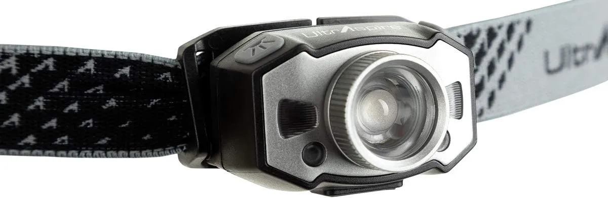 Ultraspire Lumen 300 Sidekick Headlamp (Black/Grey, 300 Lumens)