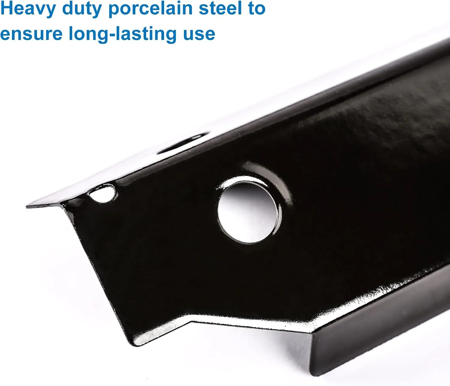 Uniflasy Grill Replacement Parts for Dyna-Glo 3 Burner DGC310CNP-D, DGC310RNP-D, DGC310BNP-D Grill Models, Grill Burner and Porcelain Steel Heat Plate Shield for Dyna-Glo DGC310CNP-D