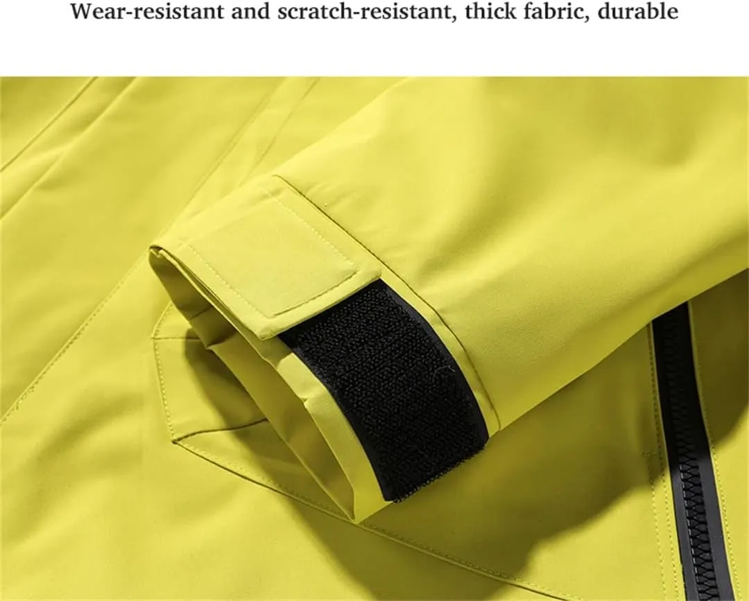 Unisex Waterproof Outdoor Windbreaker Rain Coat Climbing Hiking Camping Trekking Windproof Jacket