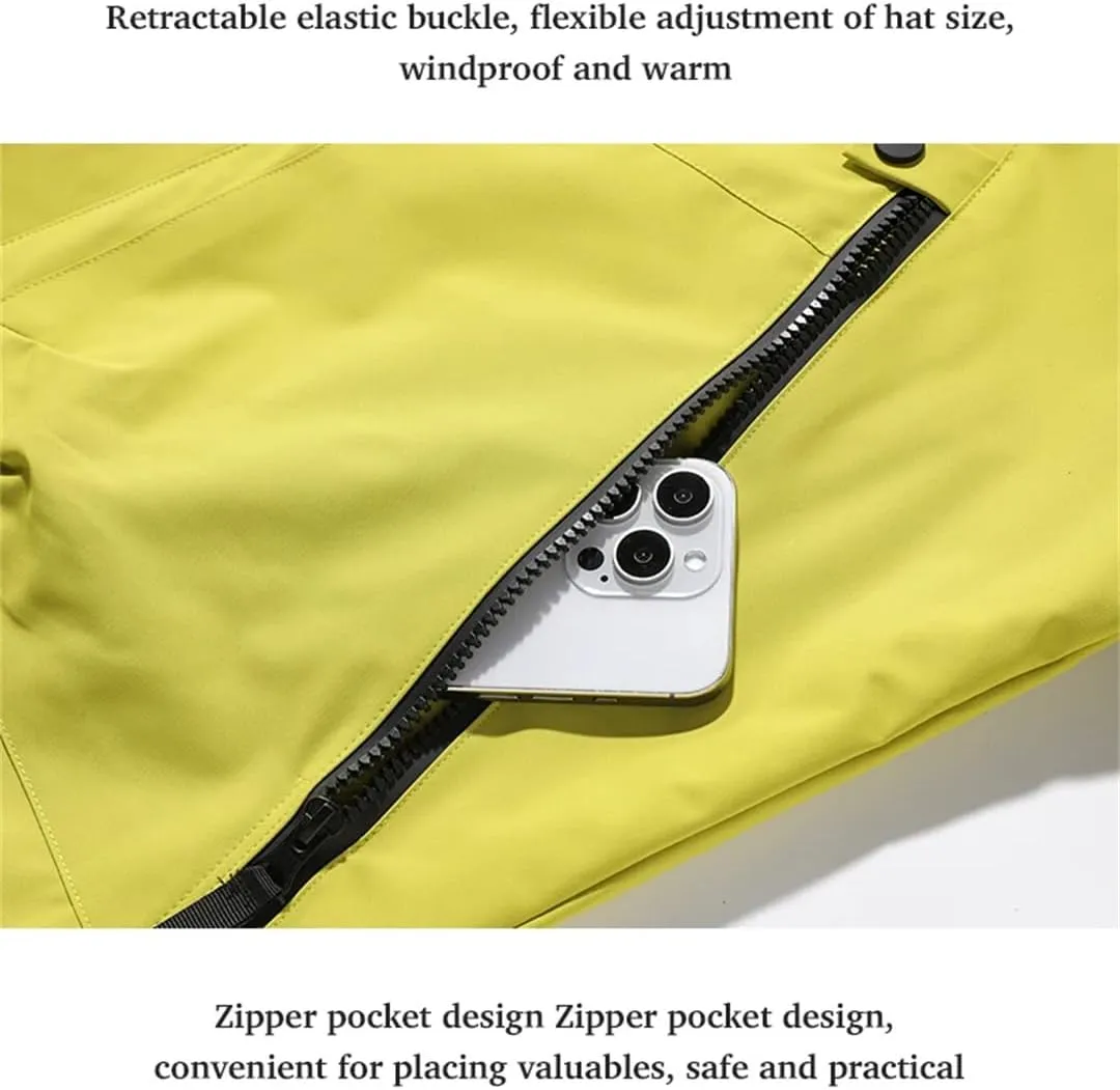 Unisex Waterproof Outdoor Windbreaker Rain Coat Climbing Hiking Camping Trekking Windproof Jacket