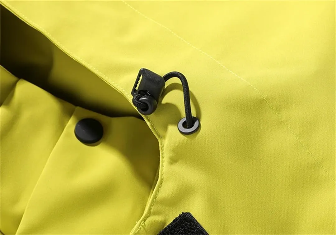 Unisex Waterproof Outdoor Windbreaker Rain Coat Climbing Hiking Camping Trekking Windproof Jacket