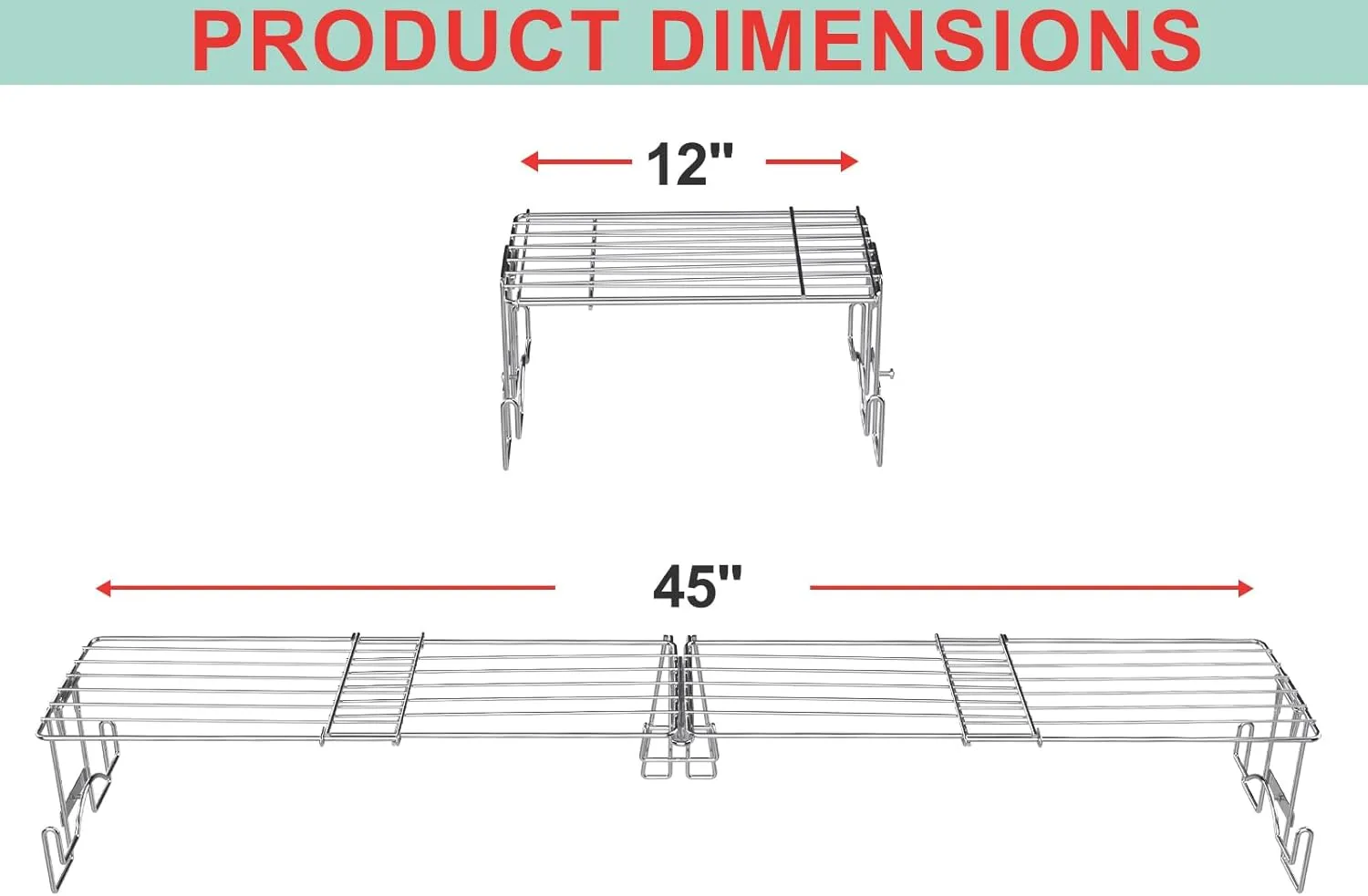 Universal Griddle Warming Rack for Blackstone 36 28 22 17 inch Griddle Accessories, Adjustable Rack for Weber and Most Flattop Grills, Griddle Cooling Rack for Blackstone 2149 1984 1554 Grill