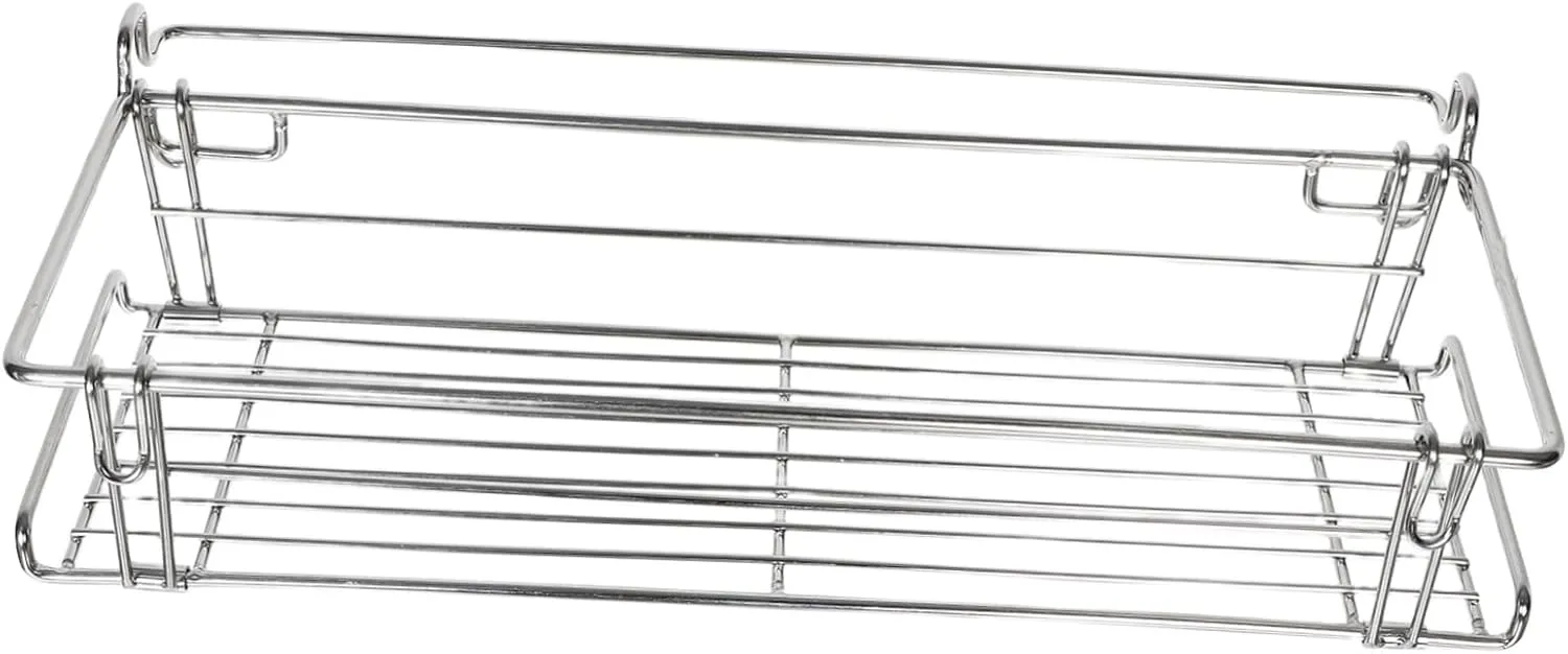 UPKOCH Portable Folding Camping Table Hanging Storage Basket BBQ Accessory for Outdoor BBQ Grill Camping Table Accessories