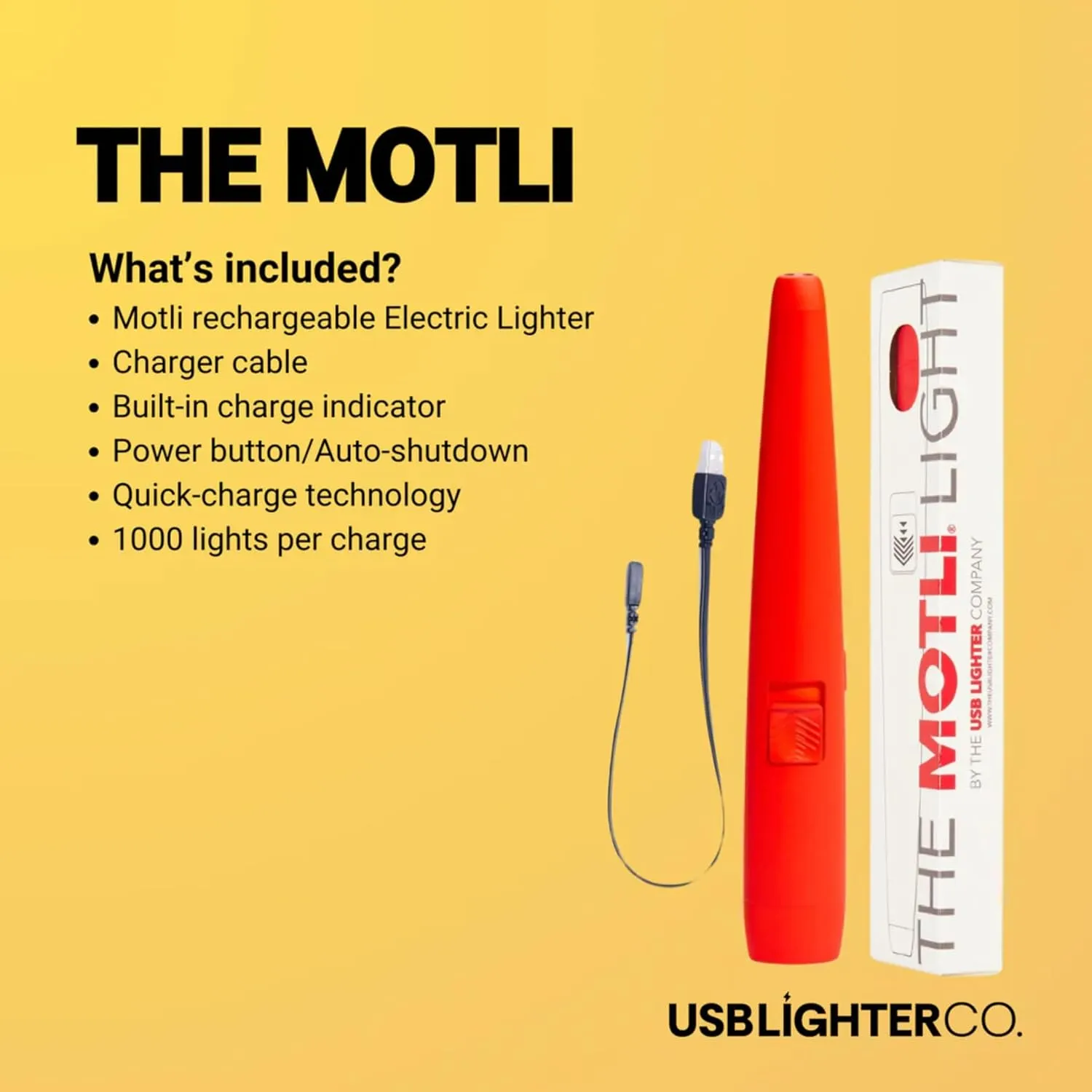 USB Lighter Co. MOTLI Electric Arc Windproof Flameless USB Rechargeable Lighter with Flashlight & Safety Lock for Candle Camping BBQ Grill Gift Outdoors (Magenta)