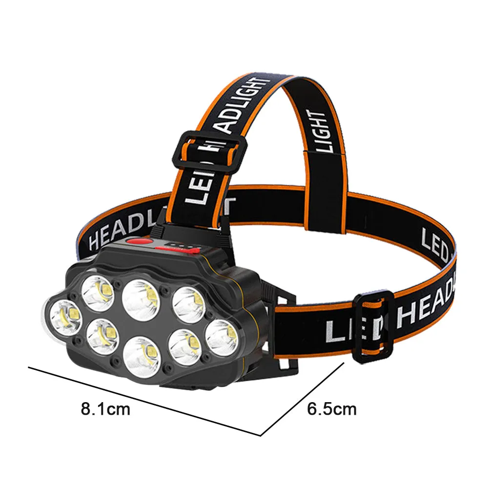 USB Rechargeable Longshoot LED Head Lamp Camping Torch