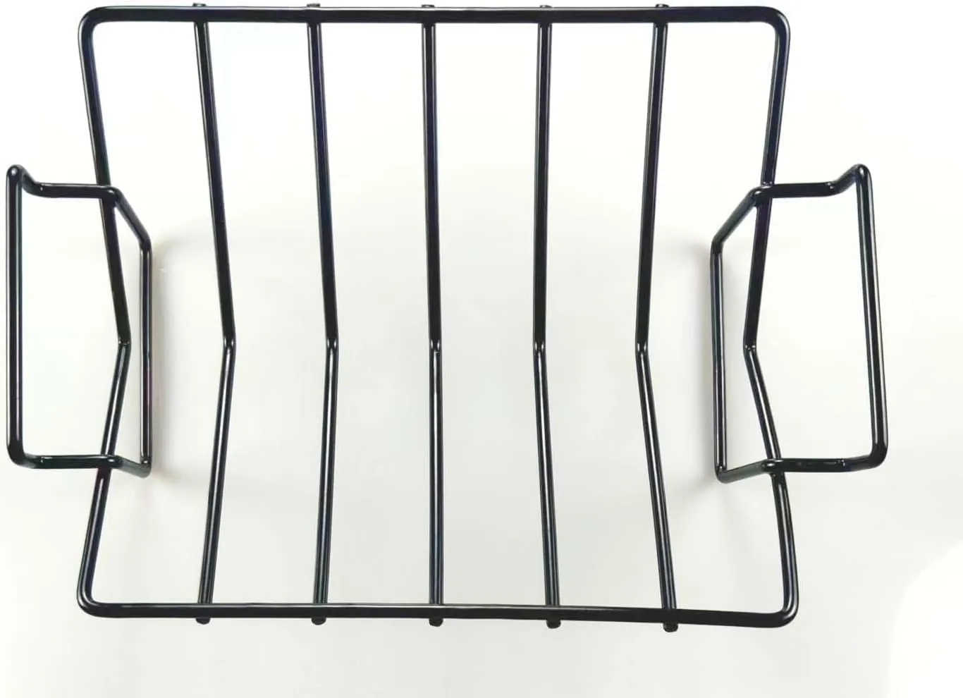 V-Rack for Roasting Turkey, Poultry, and Smoking/Grilling - Versatile BBQ Rib Rack for Big Green Egg - Easy to Clean, Non-Toxic, Dishwasher Safe - 13.7x10x4.7Inches