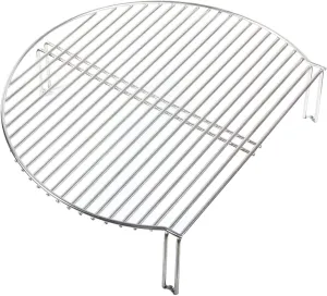VANKEY Grill Expander for Kamado Joe JR, All-in-one Stainless Cooking Grate Stack Rack fit Small Minimax Green Egg and Other Smoker Grill，Adds 60% More Extra Grilling Space