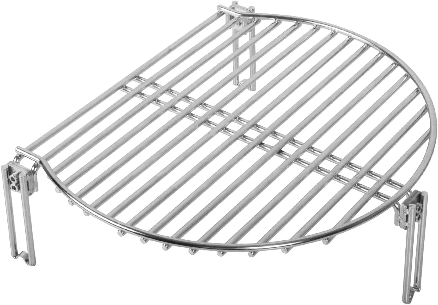 VANKEY Grill Expander for Kamado Joe JR, All-in-one Stainless Cooking Grate Stack Rack fit Small Minimax Green Egg and Other Smoker Grill，Adds 60% More Extra Grilling Space