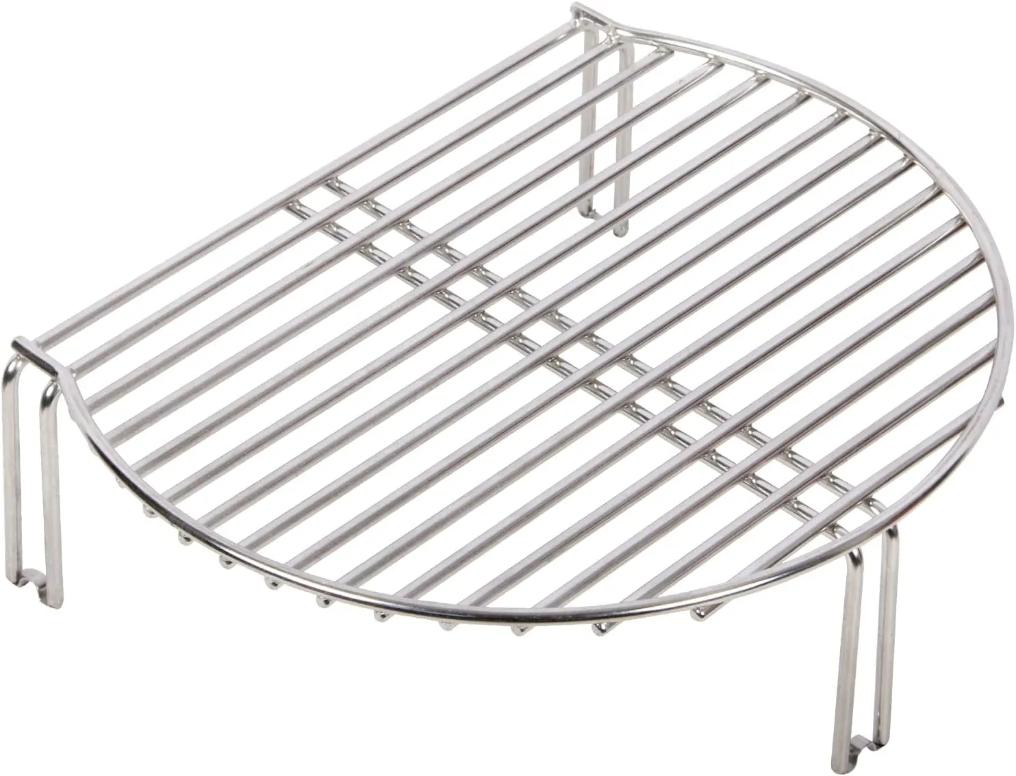 VANKEY Grill Expander for Kamado Joe JR, All-in-one Stainless Cooking Grate Stack Rack fit Small Minimax Green Egg and Other Smoker Grill，Adds 60% More Extra Grilling Space
