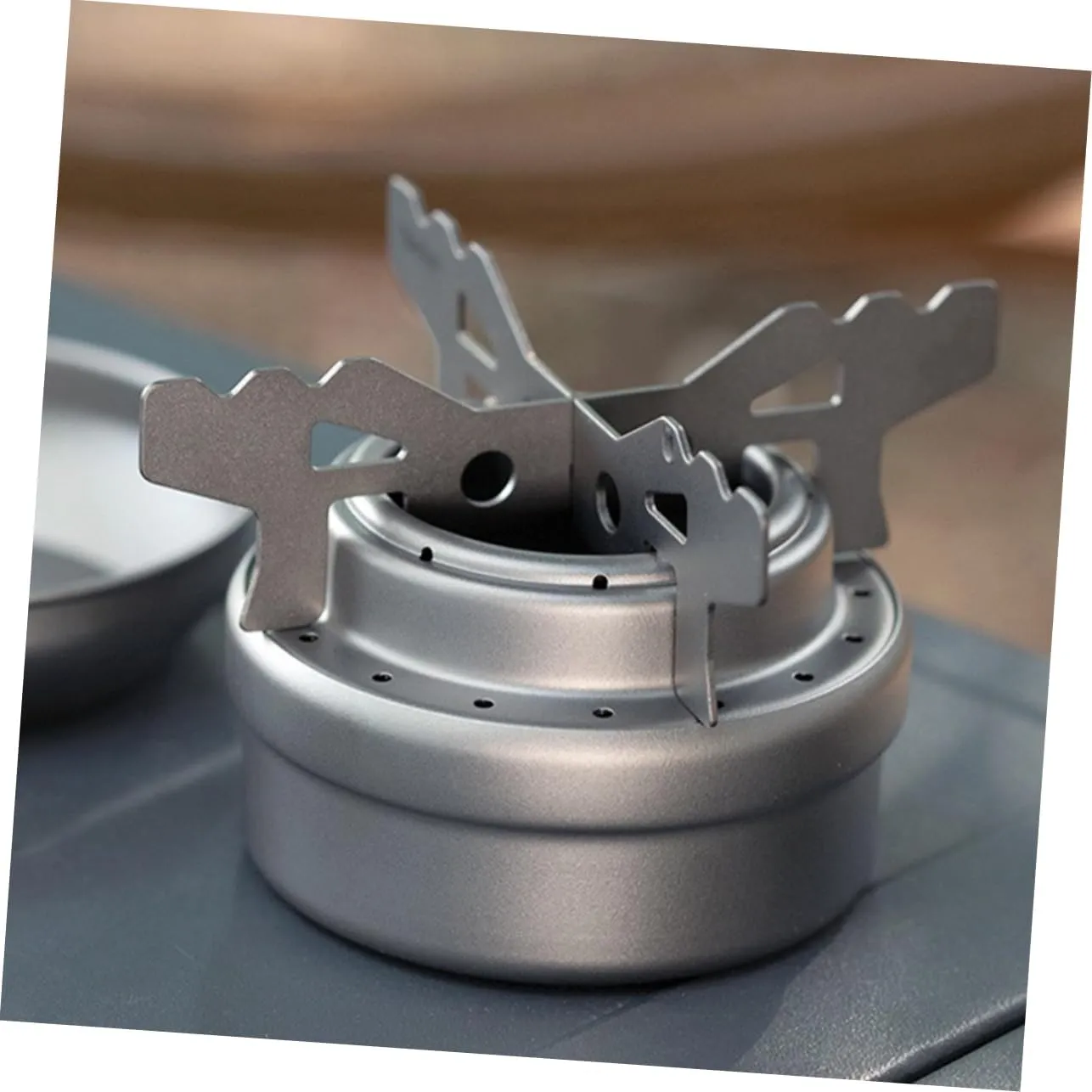 VANZACK 2 Sets Titanium Wok Stand for Electric Stove Gas Stove Rack Camping Wok Holder