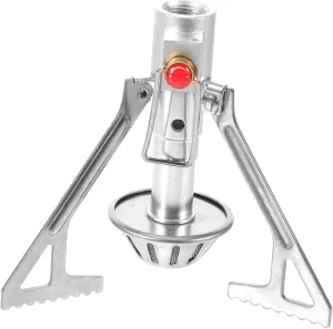 VICASKY 3 Pcs Leak-proof Outdoor Gas Stove Mini Stainless Steel Camping Cooker 59 Core Components for Safety