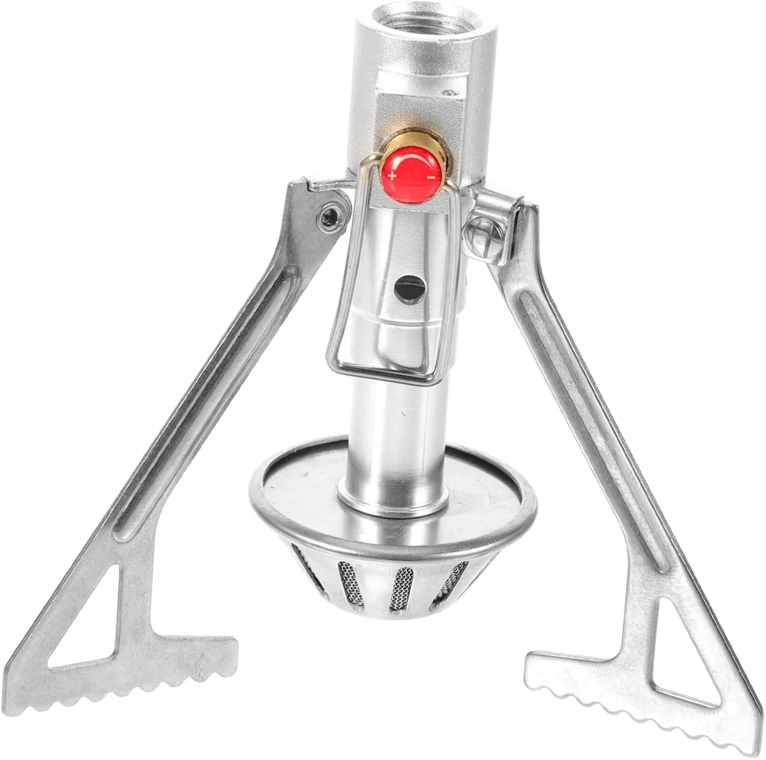 VICASKY 3 Pcs Leak-proof Outdoor Gas Stove Mini Stainless Steel Camping Cooker 59 Core Components for Safety
