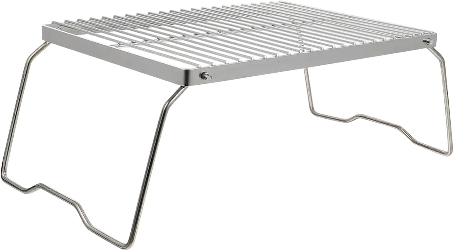 VICASKY Compact Outdoor Bbq Grill Stainless Steel Folding Grill Rack for Camping Outdoor Activities