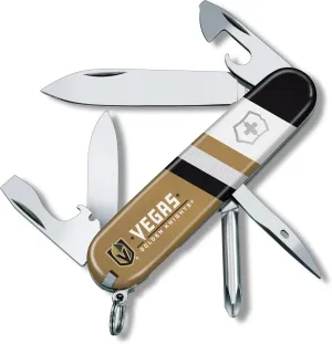Victorinox Tinker Swiss Army Knife – Compact 12 Function Swiss Made Pocket Knife with Large Blade, Small Blade and Bottle Opener – Las Vegas Golden Knights