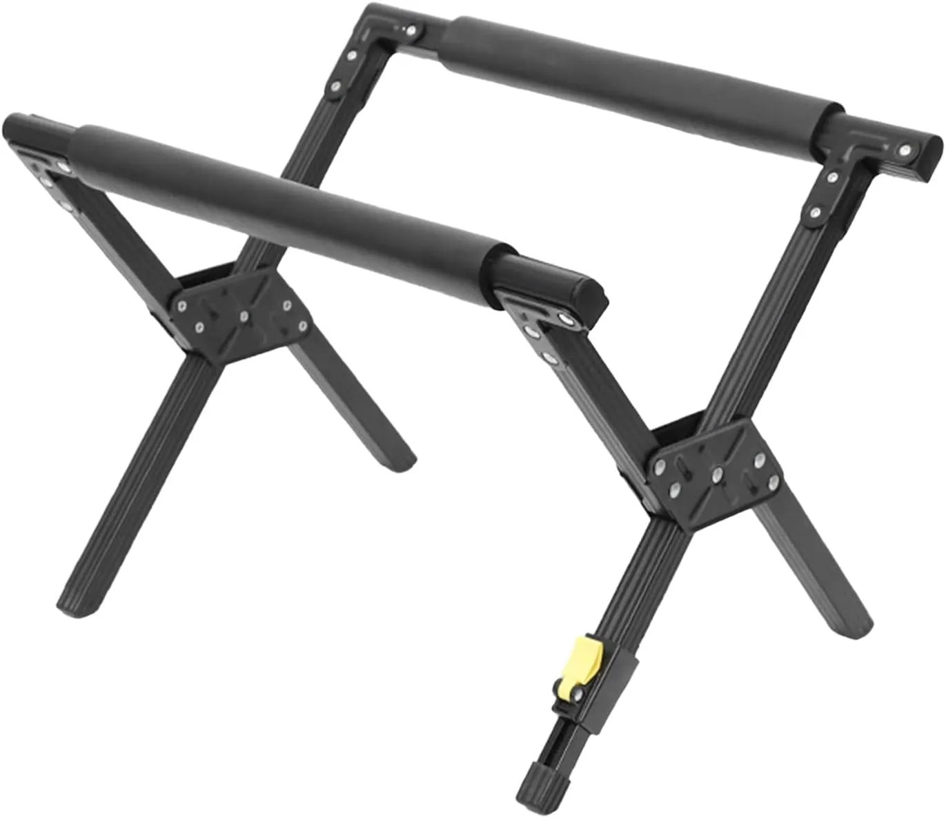 VINGVO Camping Cooler Stand, Adjustable Strong Load Bearing Stable Folding Cooler Stand Frame Aluminum Alloy for Camping Hiking BBQ Cooking Fishing Picnic Outdoor, Light Weight Ice Box Holder (Black)