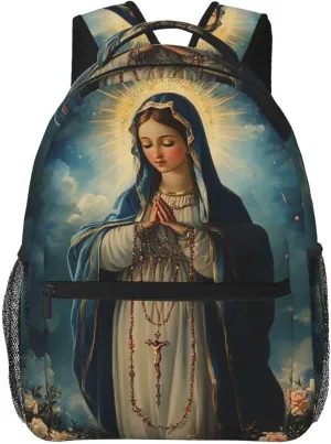 Virgin Mary Casual Backpack For Trekking Unisex Gift