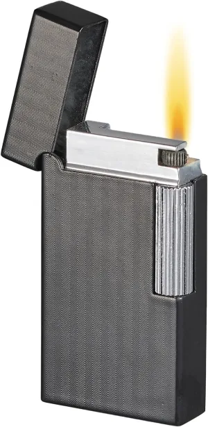 Visol Zebra Flint Lighter Traditional Flame Refillable Gas Butane and Windproof Adjustable Soft Flame Lighter (Shipped Without Butane)