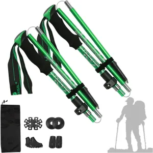 Walking Poles - 2 Pack Lightweight Walking Sticks Adjustable Trekking Poles for Hiking, Camping & Backpacking