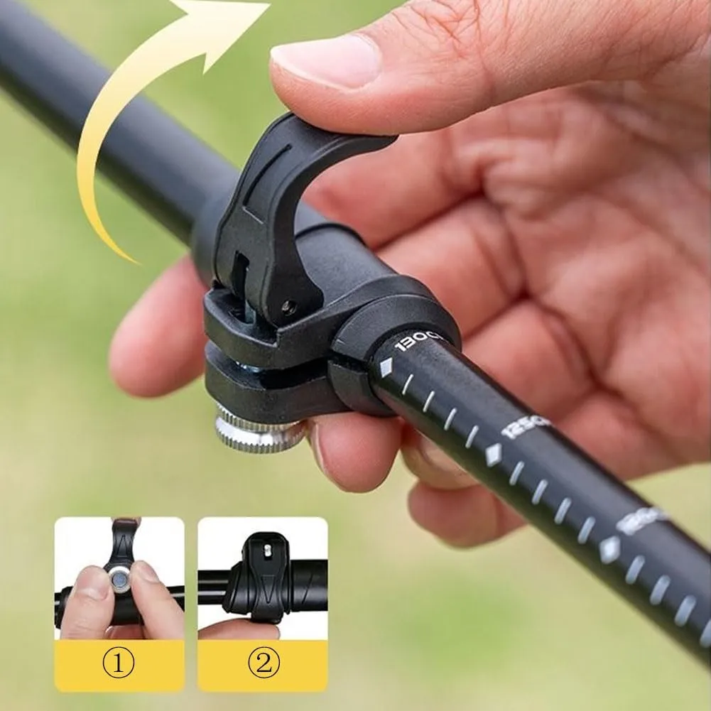 Walking Poles Women's and Men's Hiking Poles Foldable Hiking Poles Telescopic Made of 7075 Aluminum Alloy – Adjustable Trekking Poles for Mountaining Senior Trekking, Backpacking, Hiking