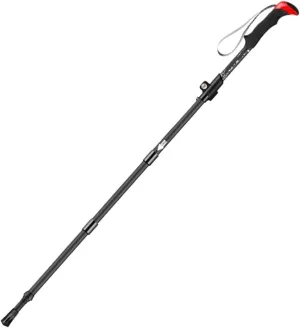 Walking Stick Hiking Poles Lightweight Trekking Poles Walking Sticks Adjustable Hiking Pole for Camping Hiking Gear Trekking Poles, 115-135cm, Black