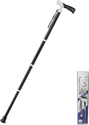Walking Sticks Seniors 4 Section Lightweight Collapsible Hiking Poles for Backpacking Gear Retractable Trekking Poles 105Cm/41.3In(38~105cm)