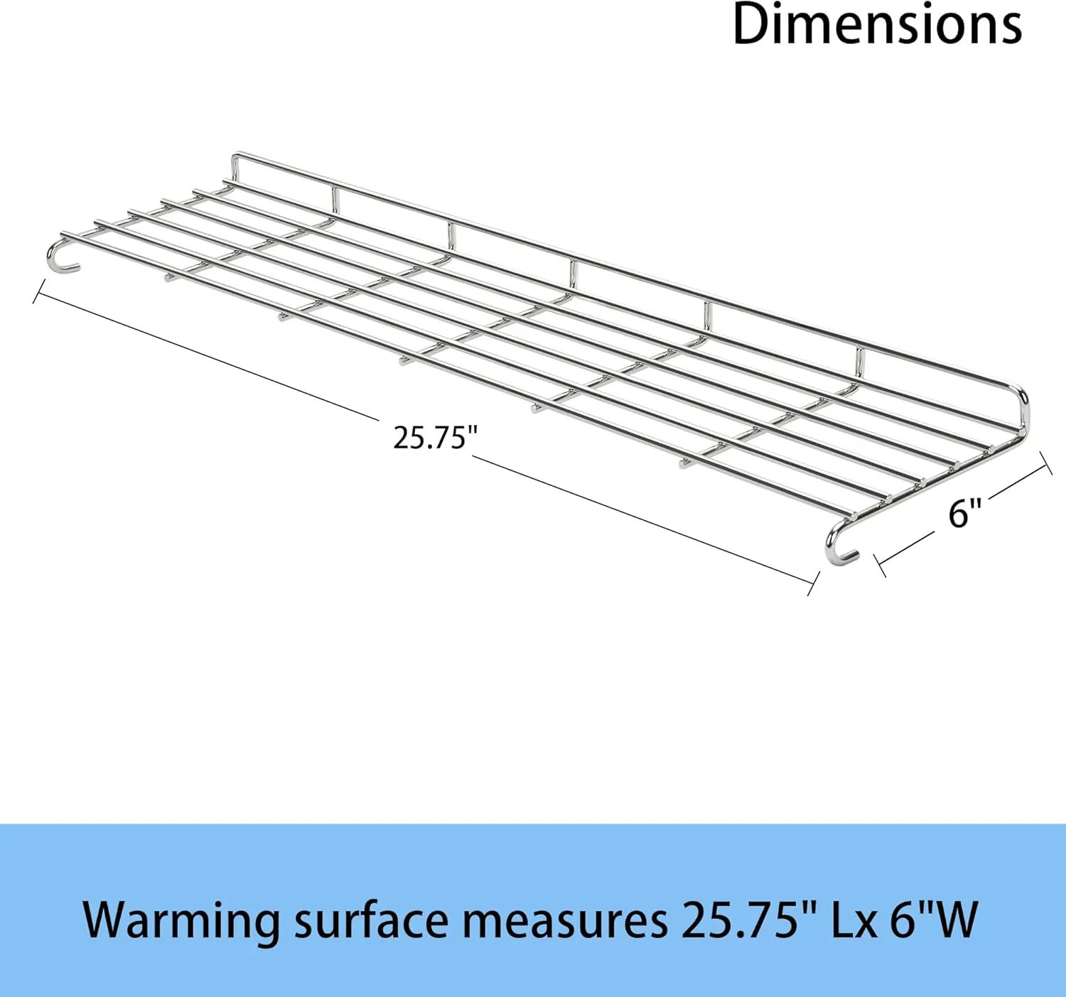Warming Rack Replace for Weber 66044 Genesis II 300 Series, Genesis II E-310 II E-315 II E-330 II E-335 II S-310 II S-335 Series Gas Grill