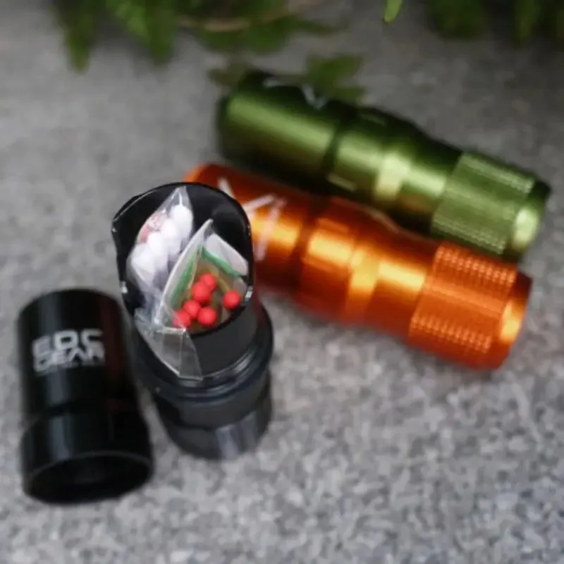 Waterproof Capsule EDC Storage Box – Survival Match & Pill Container