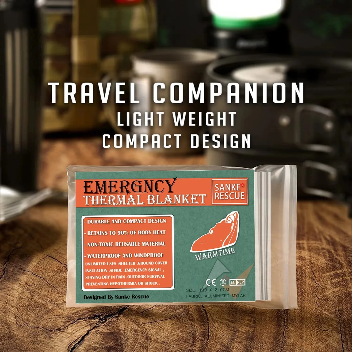 Waterproof Emergency Thermal Blanket