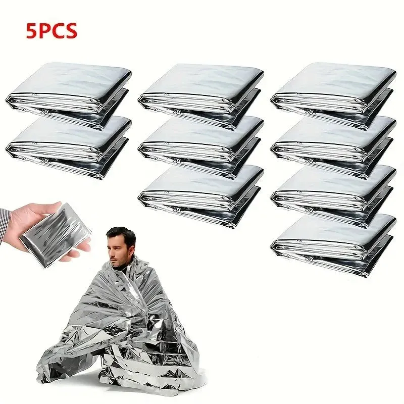 Waterproof Reflective Emergency Blanket for Outdoor Survival and Rescue