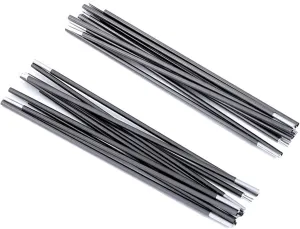 Weanas Tent Poles Replacement, Aluminum Rod Tent Pole Multifunction Lightweight Tent Pole Repair Kit, 7001 Series Aluminum Heated (16'3"(496cm) 2 Pole)
