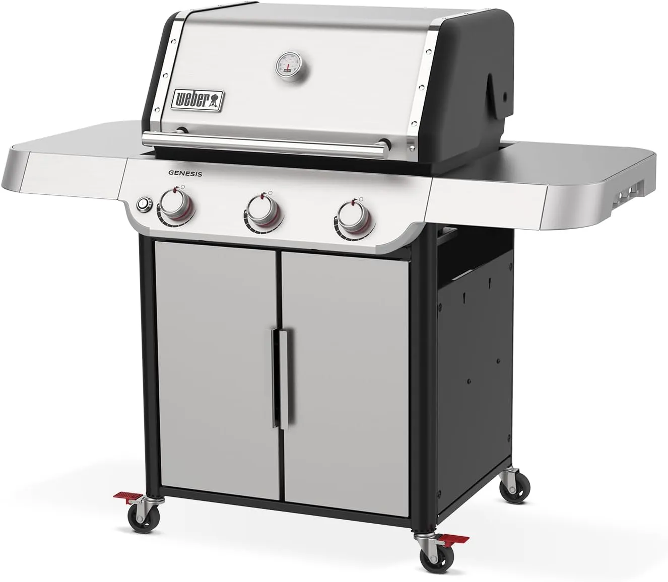 Weber Genesis S-315 Liquid Propane Gas Grill, Stainless Steel