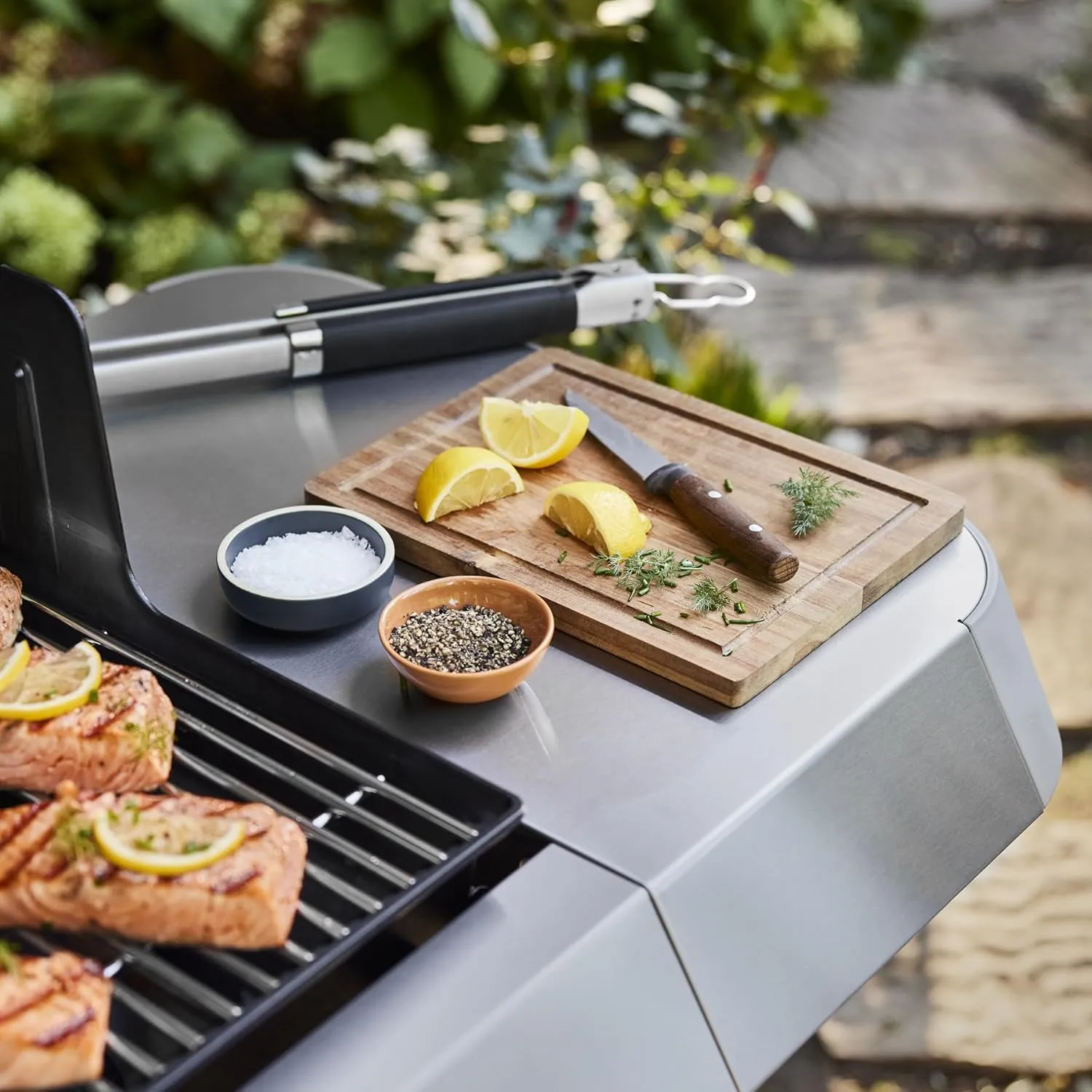 Weber Genesis S-315 Liquid Propane Gas Grill, Stainless Steel