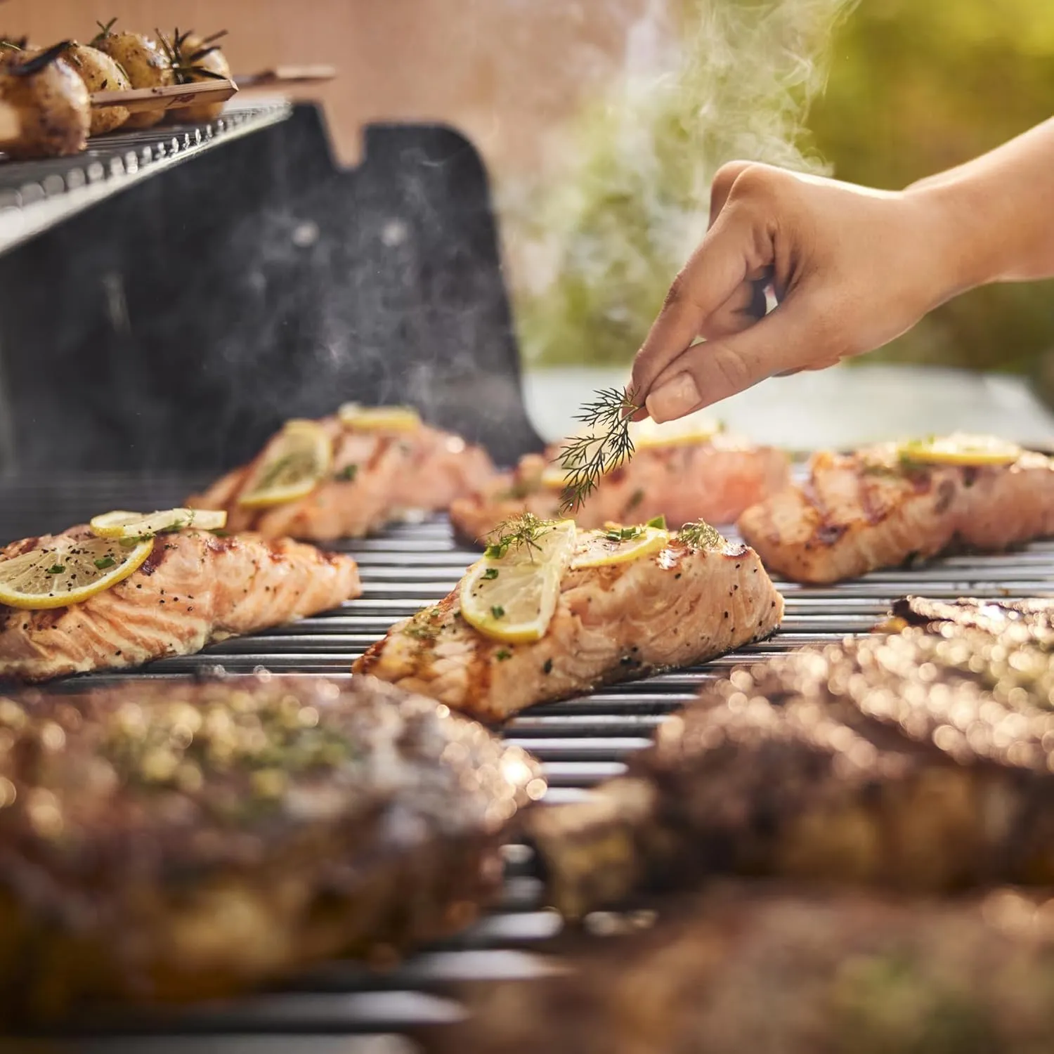 Weber Genesis S-315 Liquid Propane Gas Grill, Stainless Steel