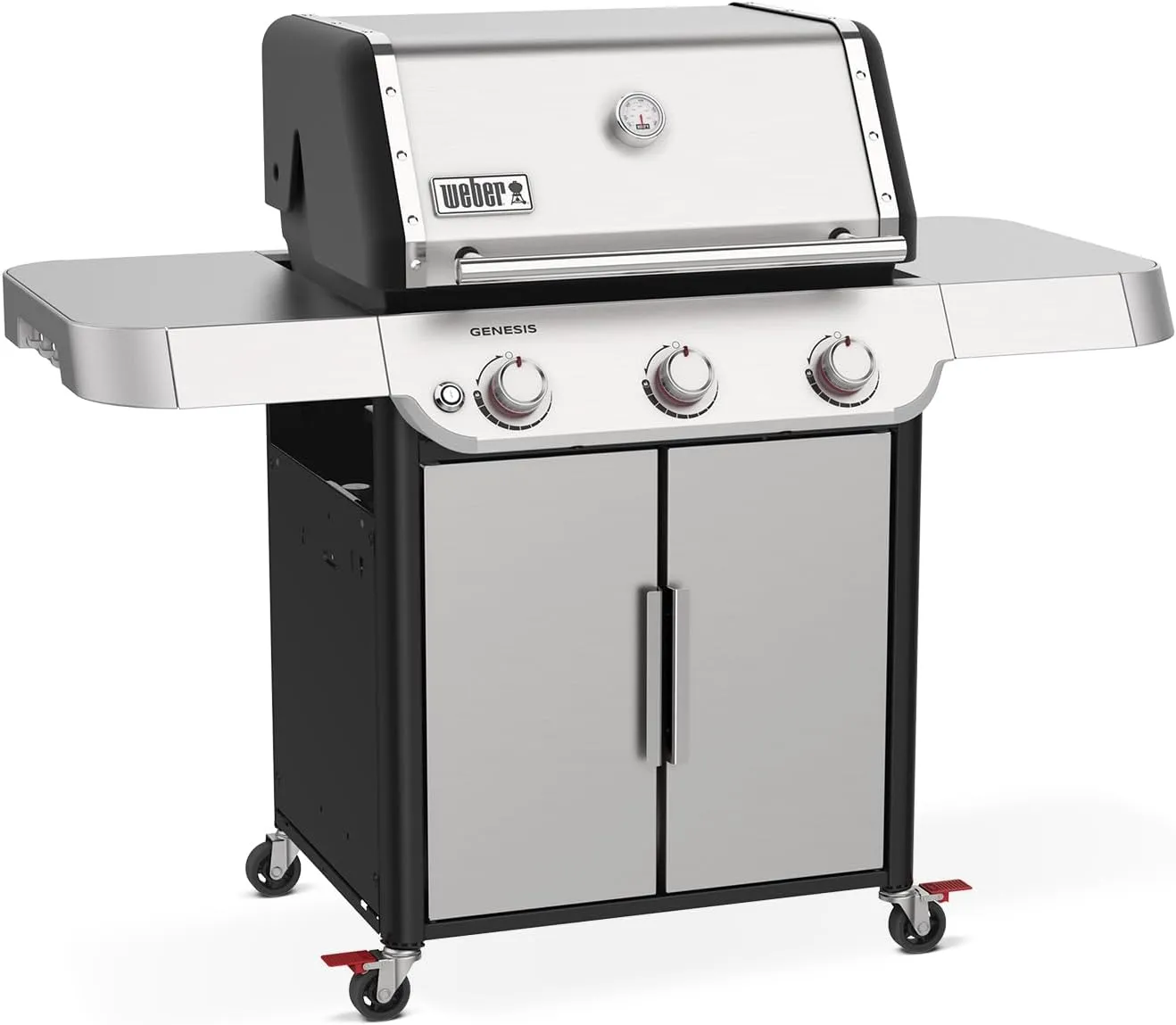 Weber Genesis S-315 Liquid Propane Gas Grill, Stainless Steel
