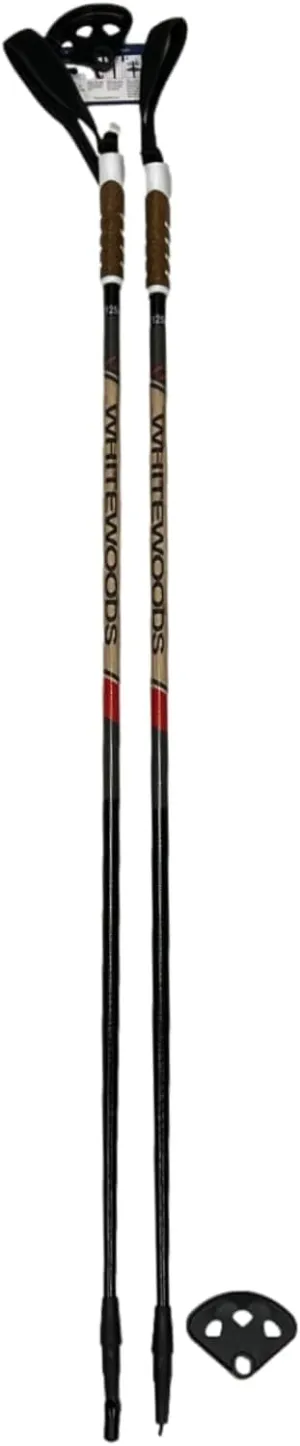 Whitewoods Unisex Adult Cross Trail-Glass/Touring Cross Country Nordic Ski Poles