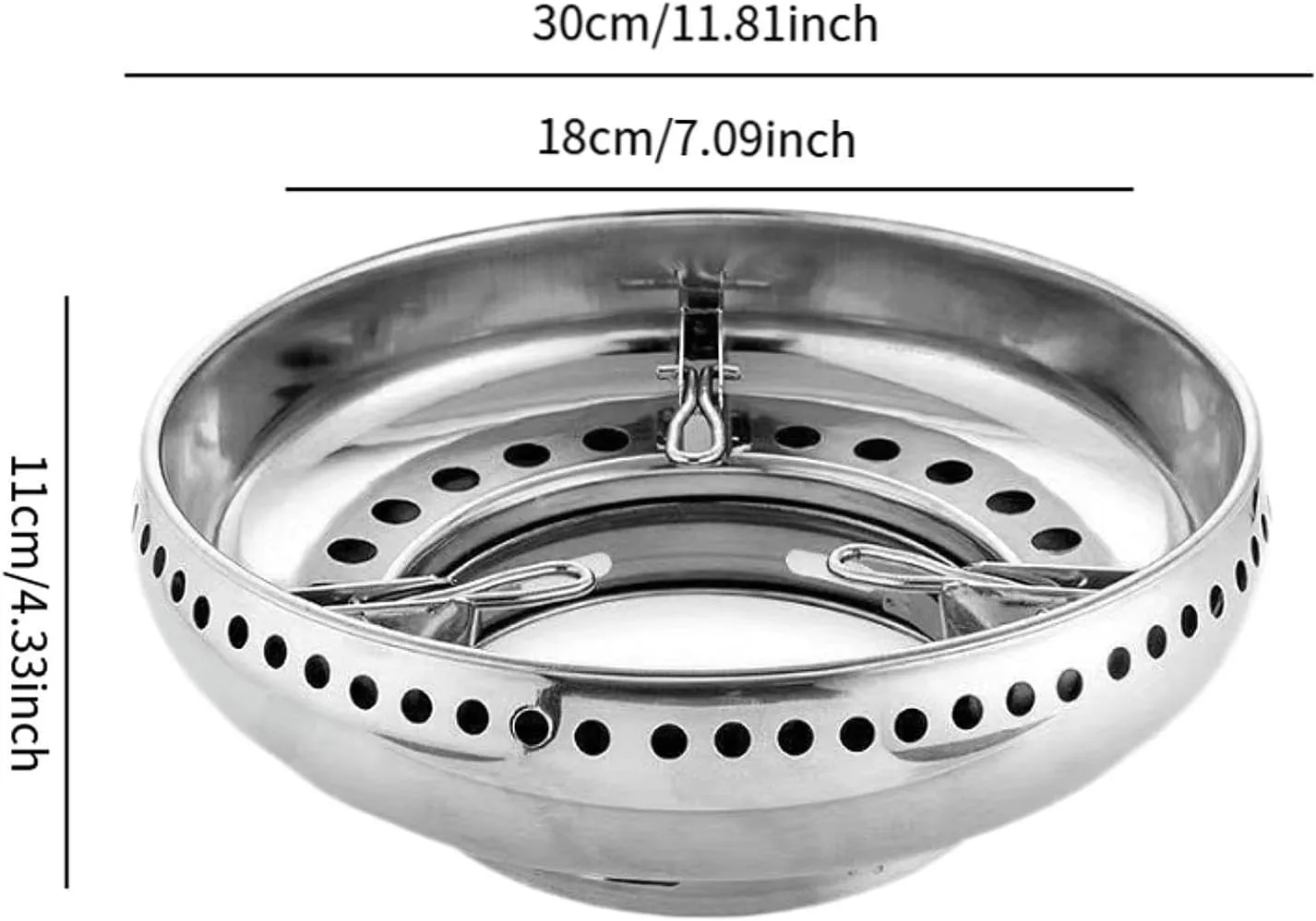 Wok Pan Support Rack, Kitchen Pan Rack, Windproof Wok Stand, Energy Saving for Outdoor, Double Layer