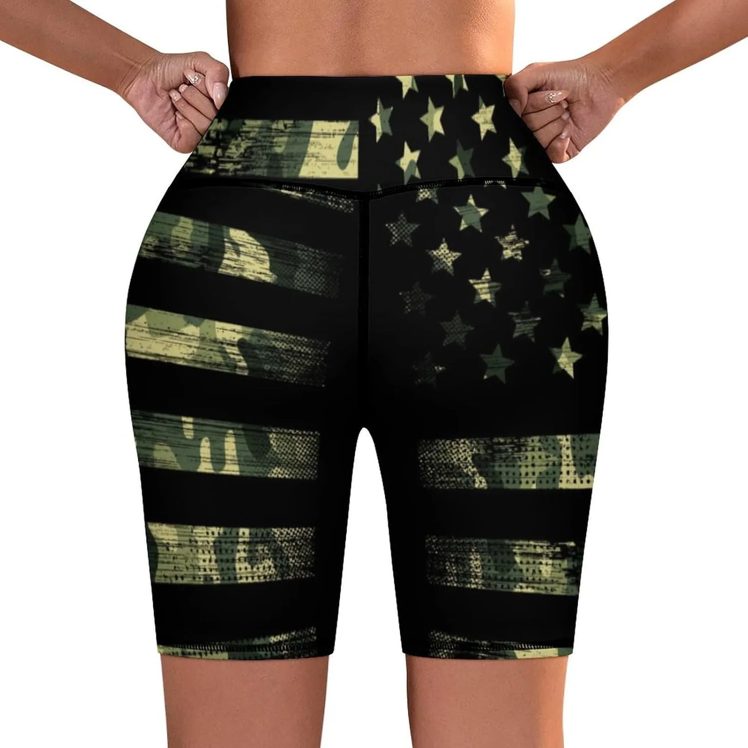 Women's High Waist Bike Shorts for Workout Sports Athletic Running Hiking Biker Yoga Gym