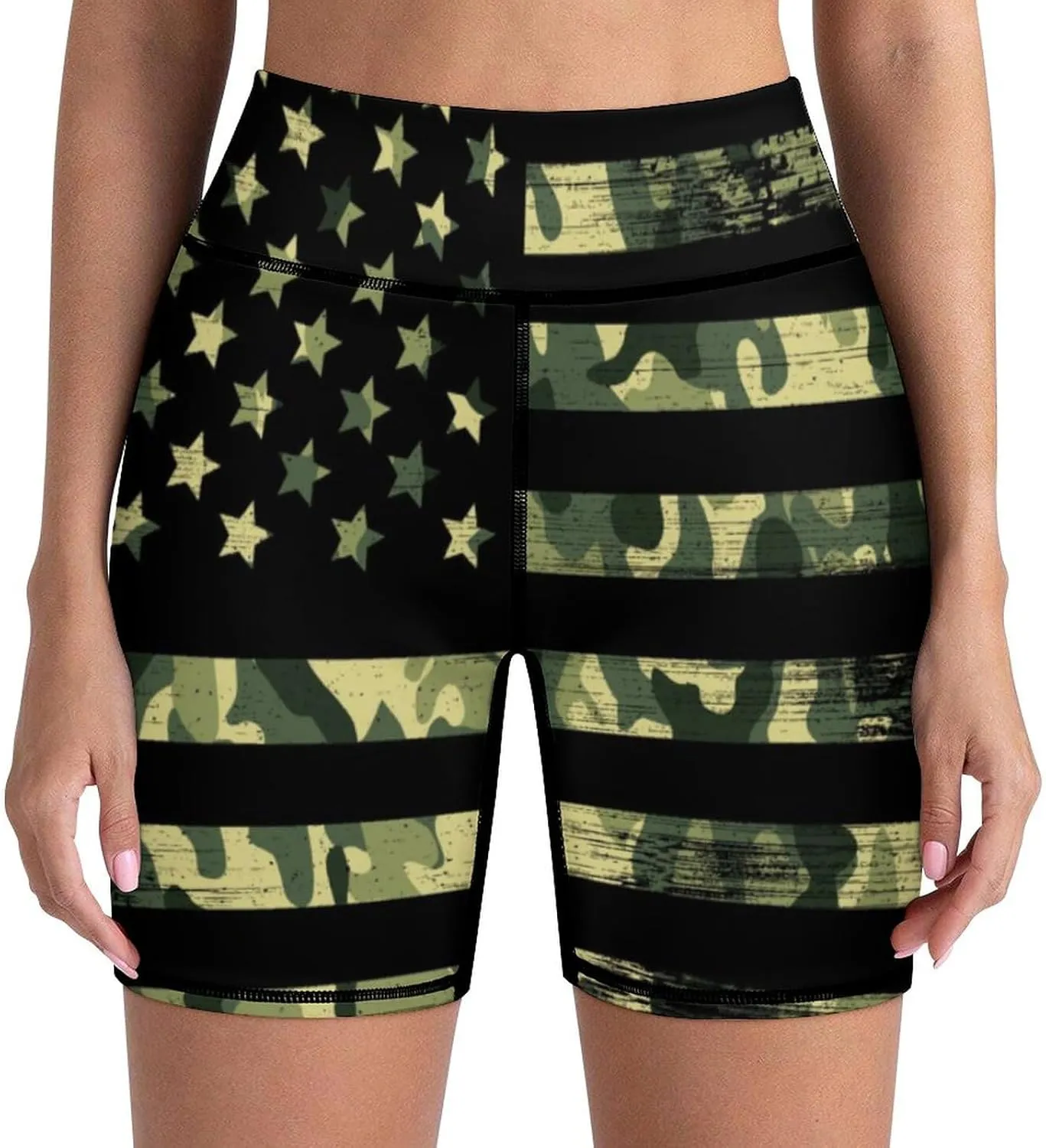 Women's High Waist Bike Shorts for Workout Sports Athletic Running Hiking Biker Yoga Gym