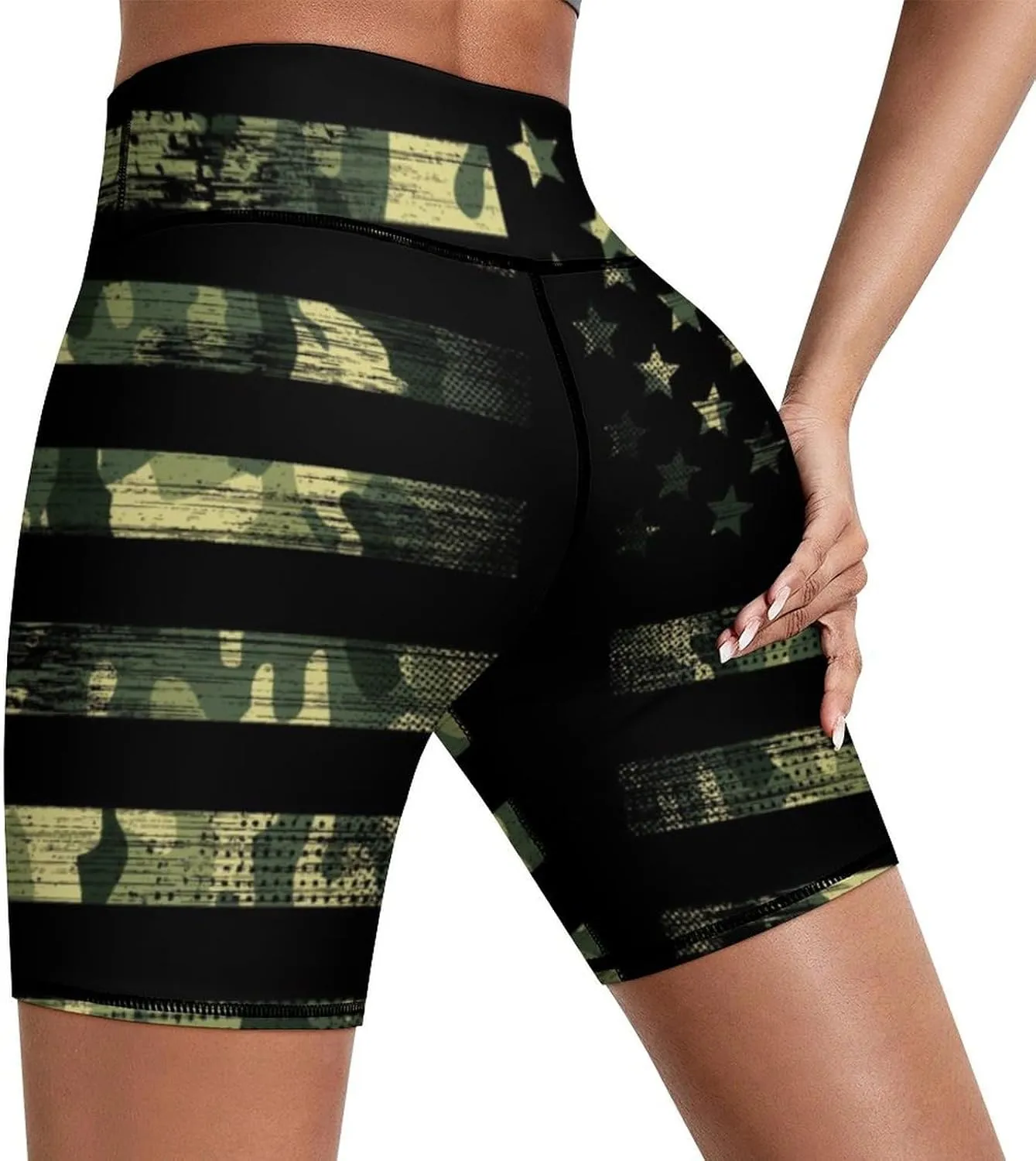 Women's High Waist Bike Shorts for Workout Sports Athletic Running Hiking Biker Yoga Gym