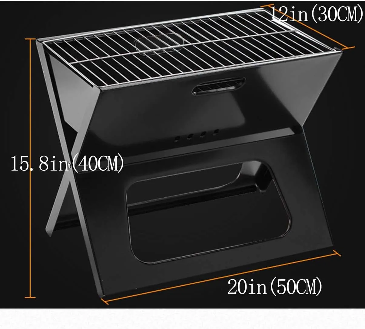 Wood Burning Stove BBQ Stove Upgraded Portable Wood Burning Camping Stove Twig, Stick, or Wood Burning for Outdoor Camping Hiking Backpacking Picnic BBQ