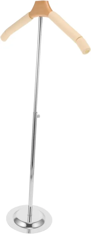 Wooden Base T-shirt Support Stand Easy to Clean Non-wrinkle Display for Suit Jacket Male Clothing Rack Home Supplies