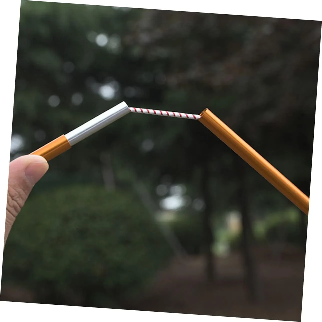 Yardwe Adjustable Tent Aluminum 8.5mm Thick for Canopy Tent for Outdoor Camping Shelter