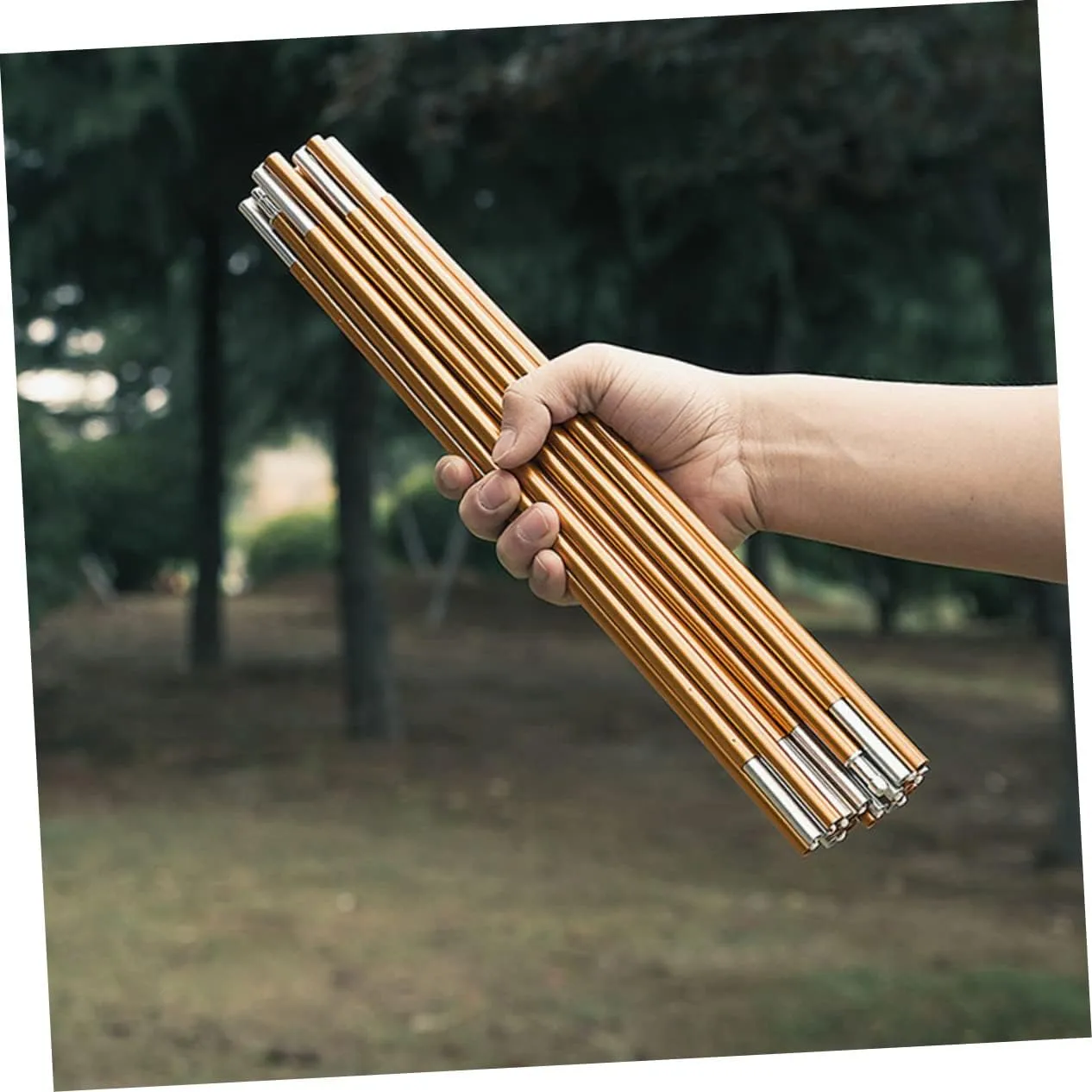 Yardwe Adjustable Tent Aluminum 8.5mm Thick for Canopy Tent for Outdoor Camping Shelter