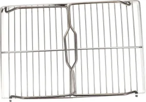 YARNOW Folding Campfire Grill 304 Stainless Steel Portable Barbecue Rack Camping Grill for Outing