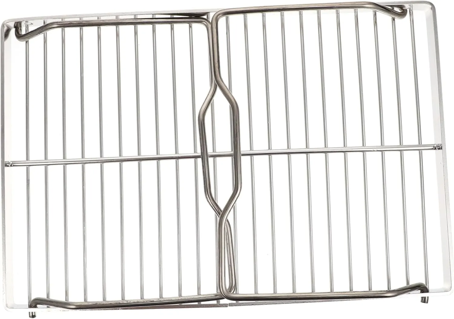 YARNOW Folding Campfire Grill 304 Stainless Steel Portable Barbecue Rack Camping Grill for Outing