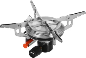 YARNOW Lightweight Folding Camping Stove with Electronic Ignition Portable Gas Burner for Outdoor Cooking Hiking and Camping Space-saving Design with Stable Flame for Efficient Cooking