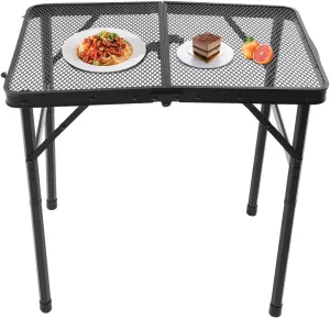 YIYIBYUS Camping Table Picnic - Folding Table for Indoor Outdoor Grill BBQ Party Game Table, Portable Camping Table Folding Ultralight Camp Table in a Bag for Picnic, Camp, Beach, Boat, Cooking